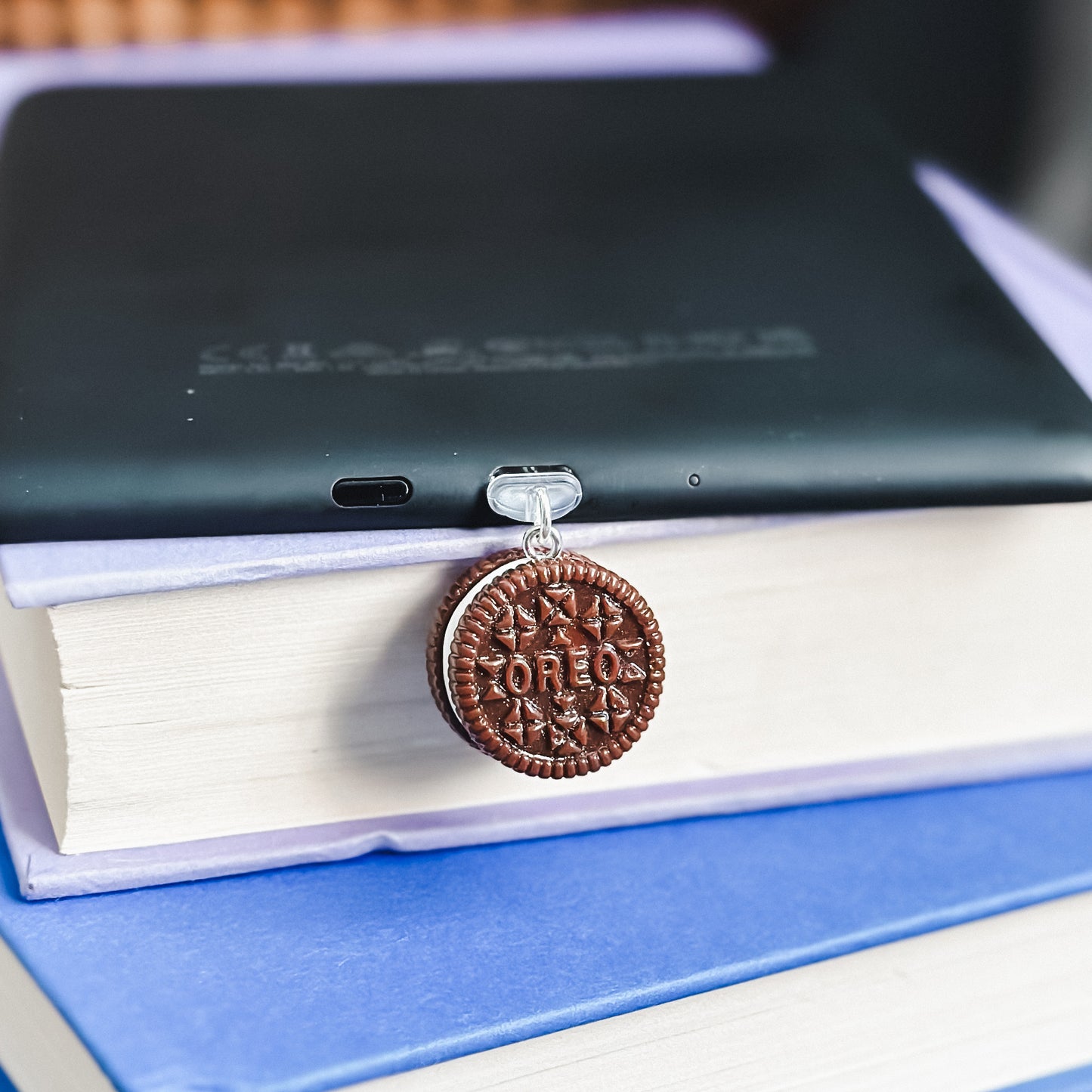 Chocolate Cookie Charm • Kindle Charm, Dust Plug