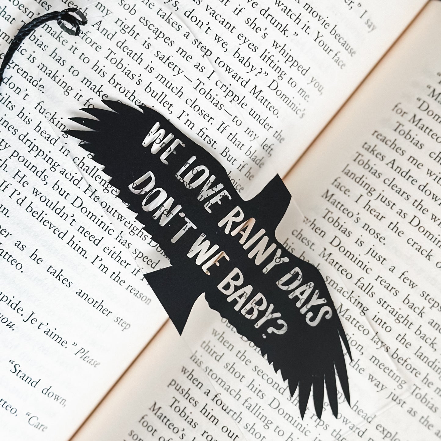 Raven • Acrylic Bookmark