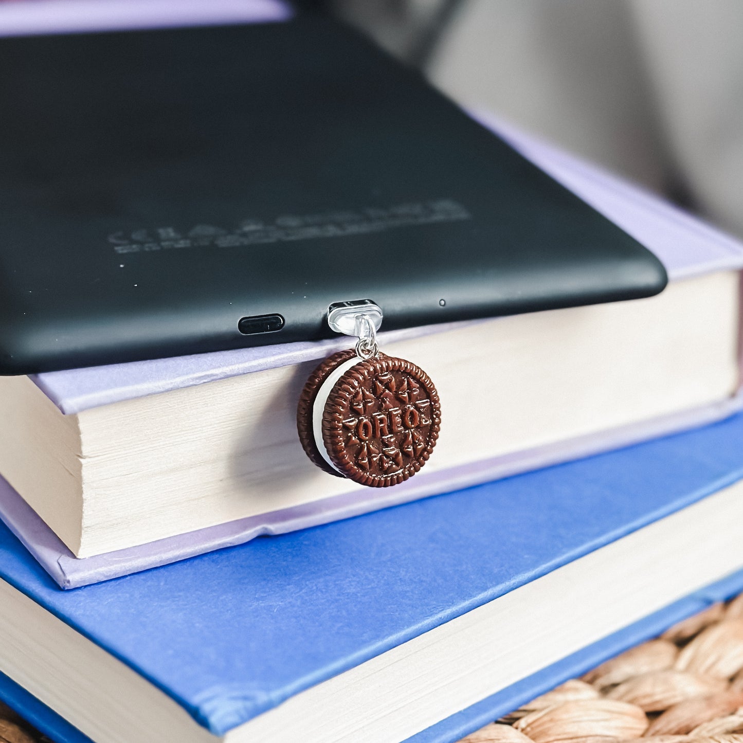 Chocolate Cookie Charm • Kindle Charm, Dust Plug