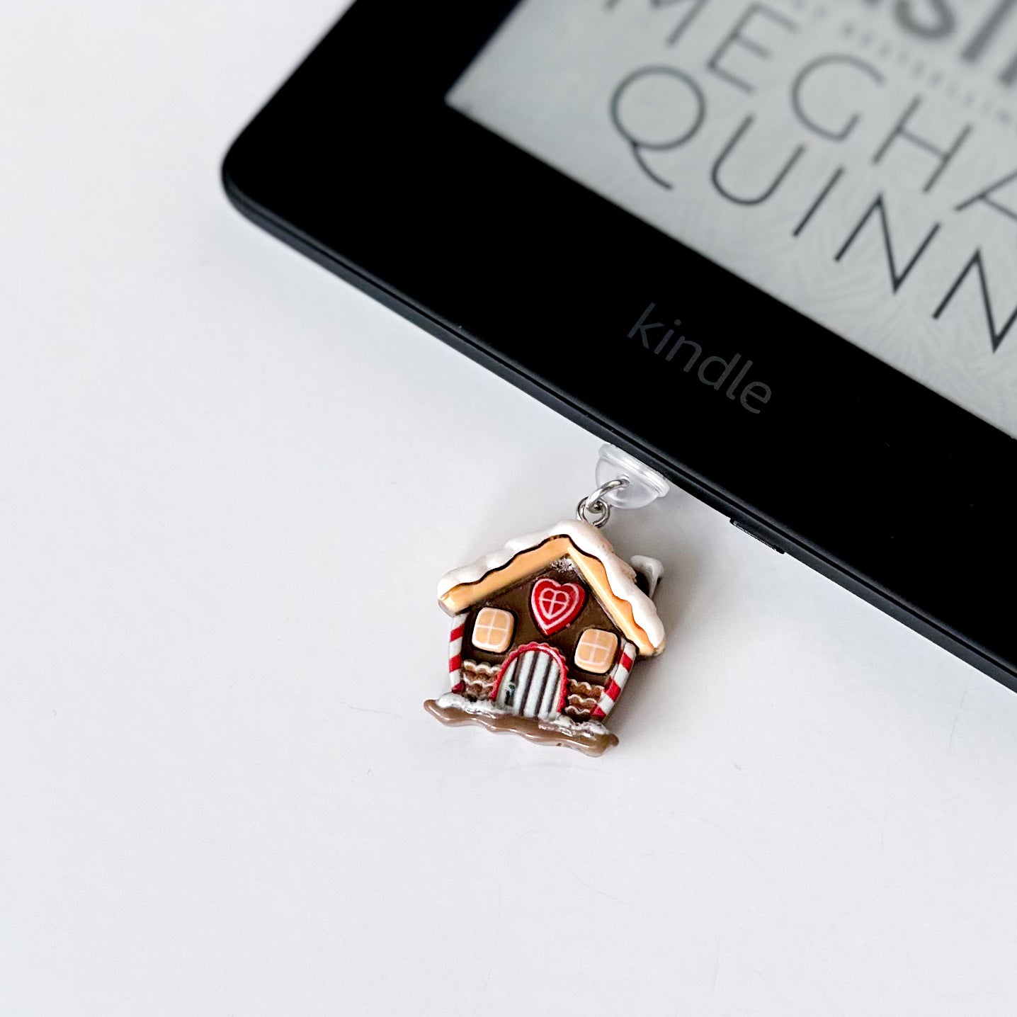 Gingerbread House Charm • Kindle Charm, Dust Plug