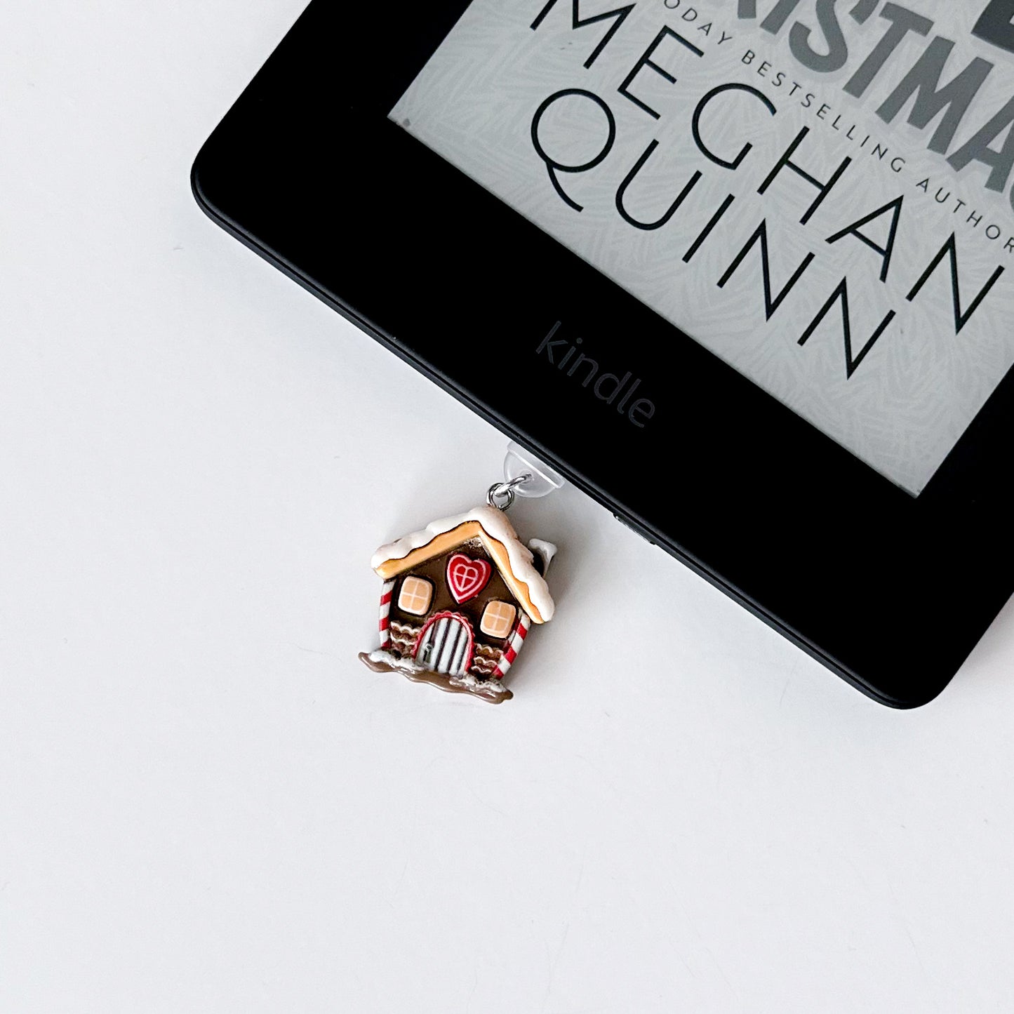 Gingerbread House Charm • Kindle Charm, Dust Plug