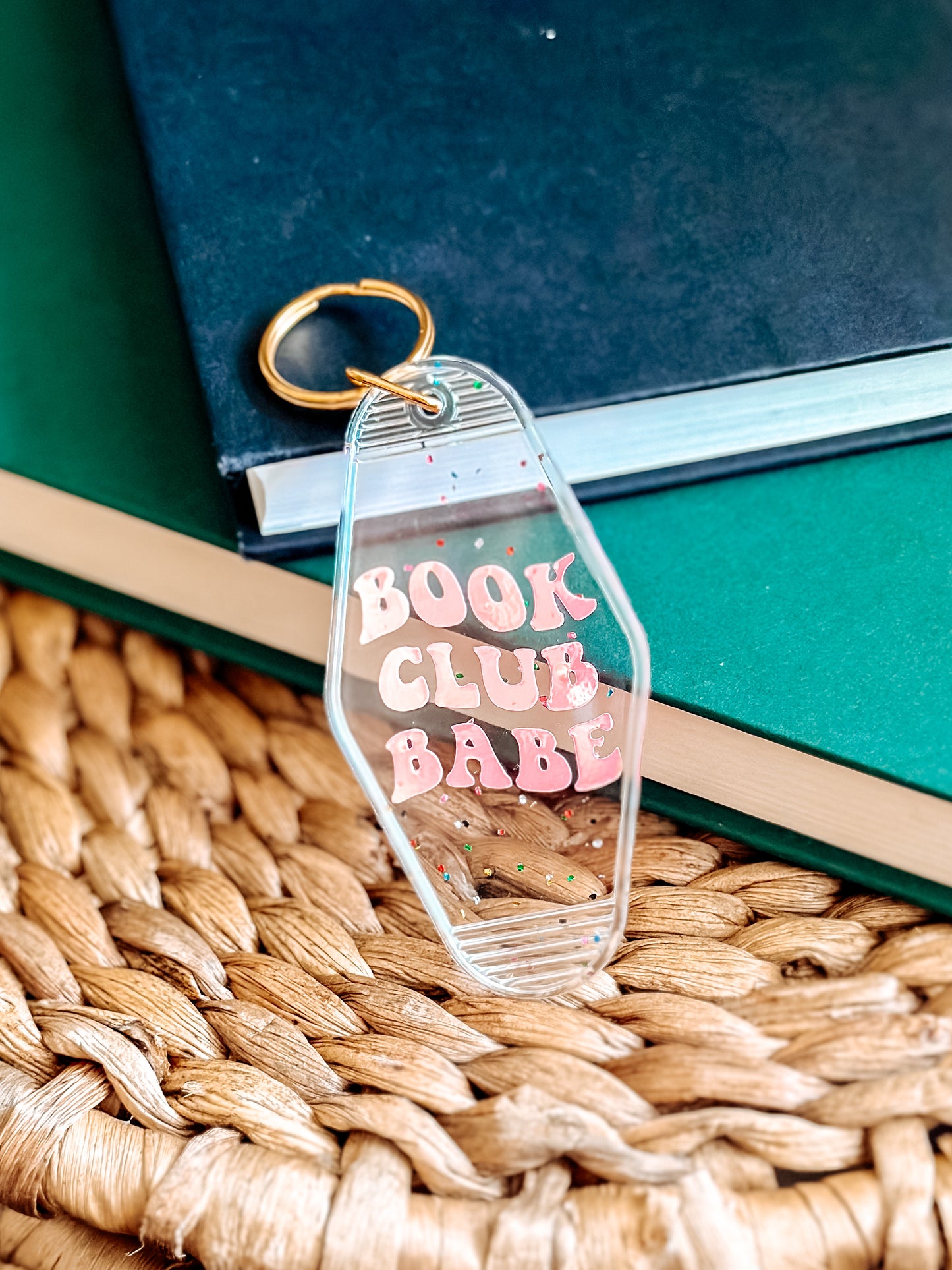 Book Club Babe • Retro Motel Keychain