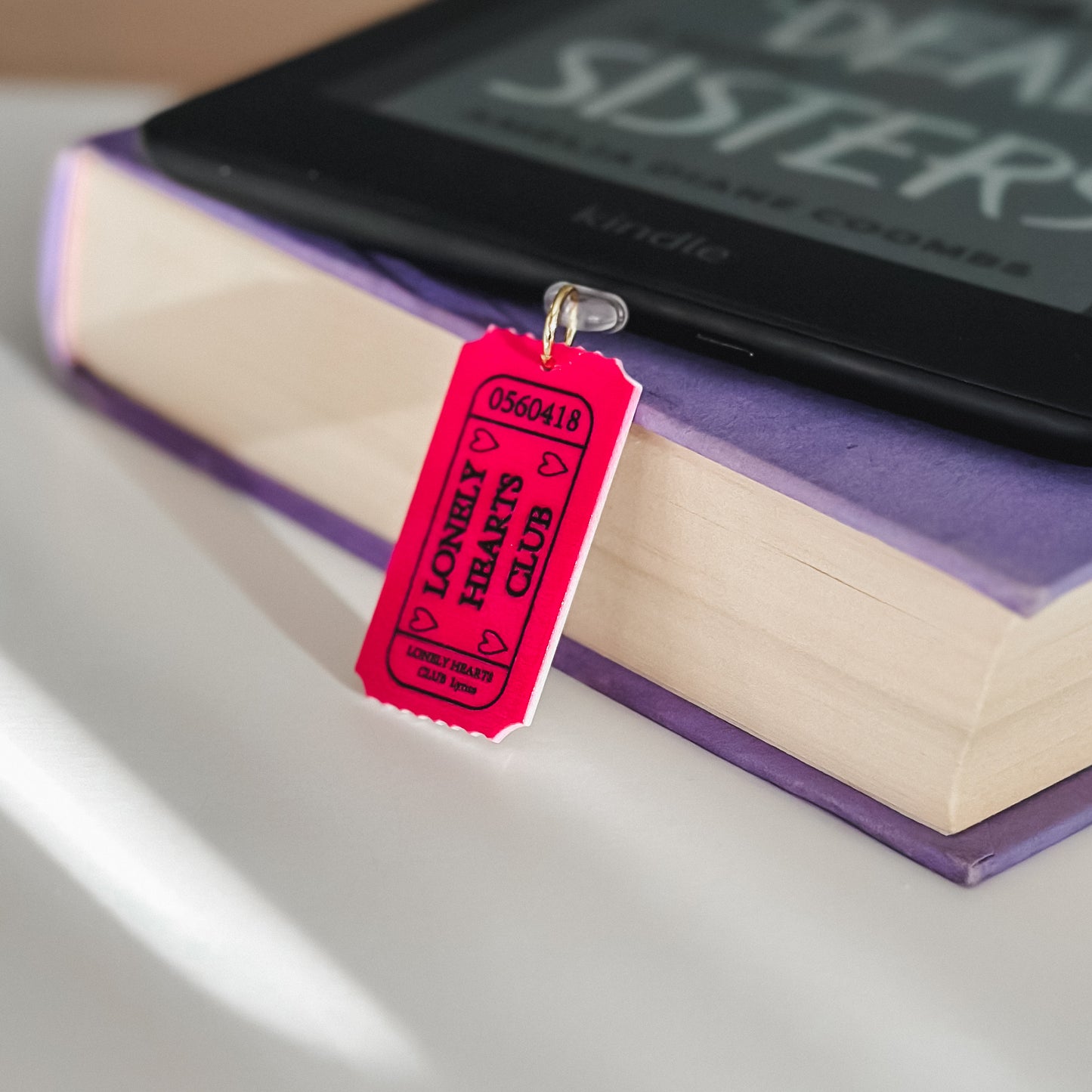 Club Ticket Charm • Kindle Charm, Dust Plug