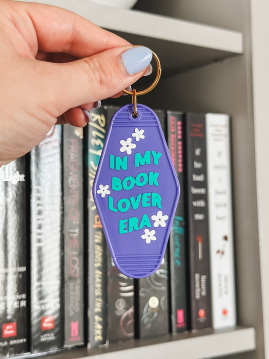 In My Book Lover Era • Retro Motel Keychain