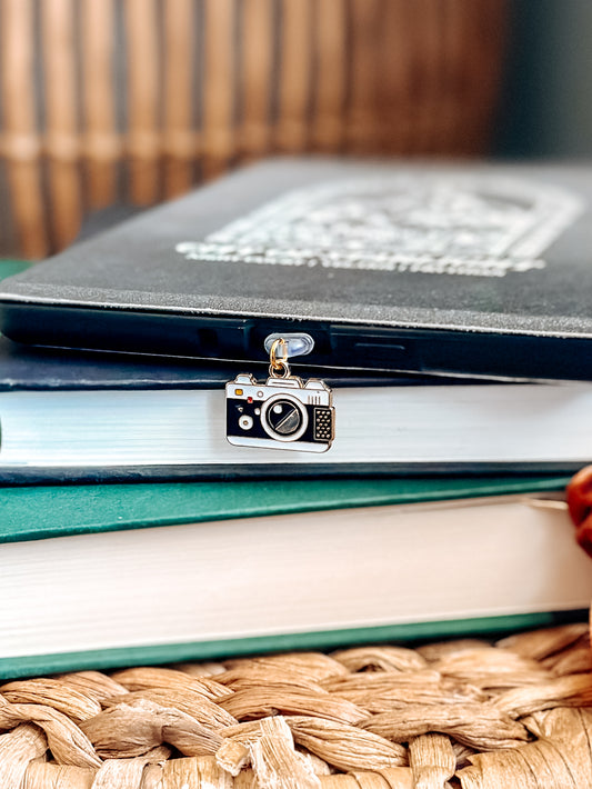 Flat Camera Charm • Kindle Charm, Dust Plug