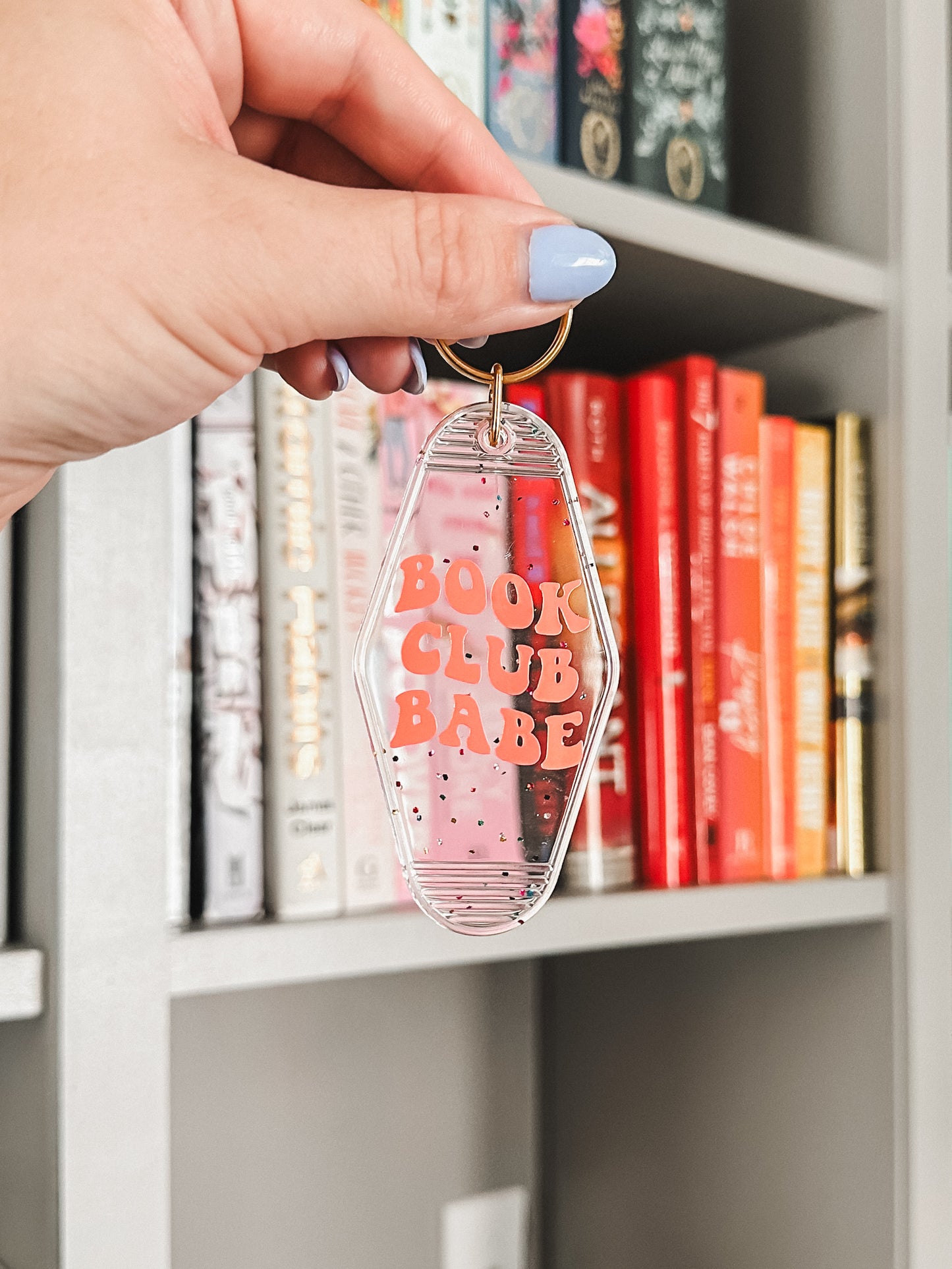 Book Club Babe • Retro Motel Keychain