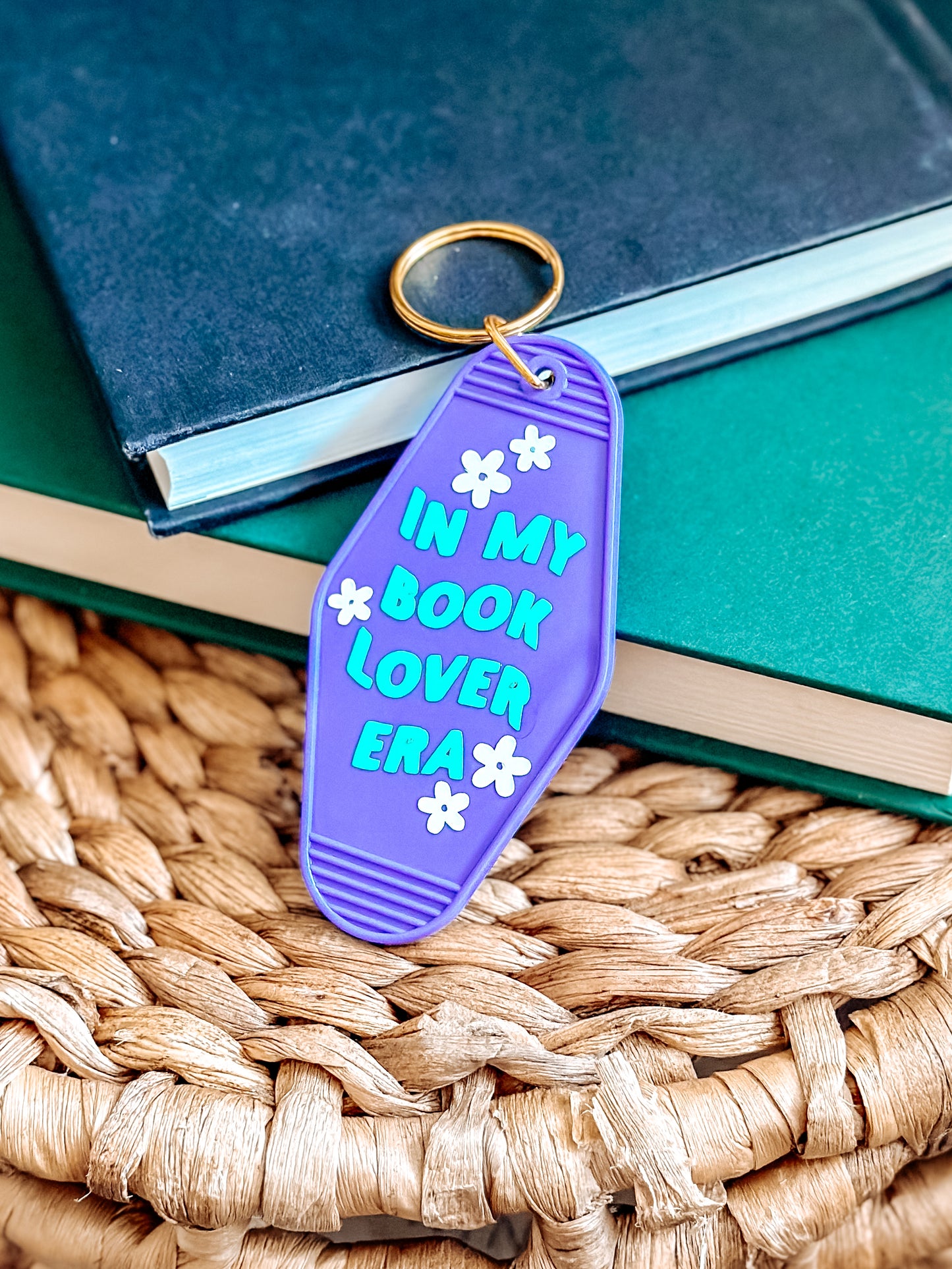 In My Book Lover Era • Retro Motel Keychain