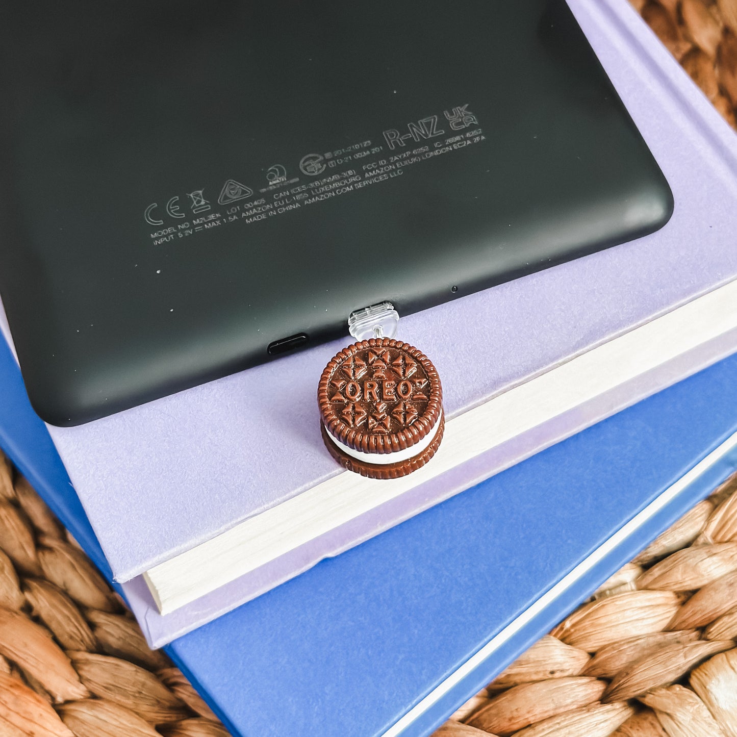 Chocolate Cookie Charm • Kindle Charm, Dust Plug