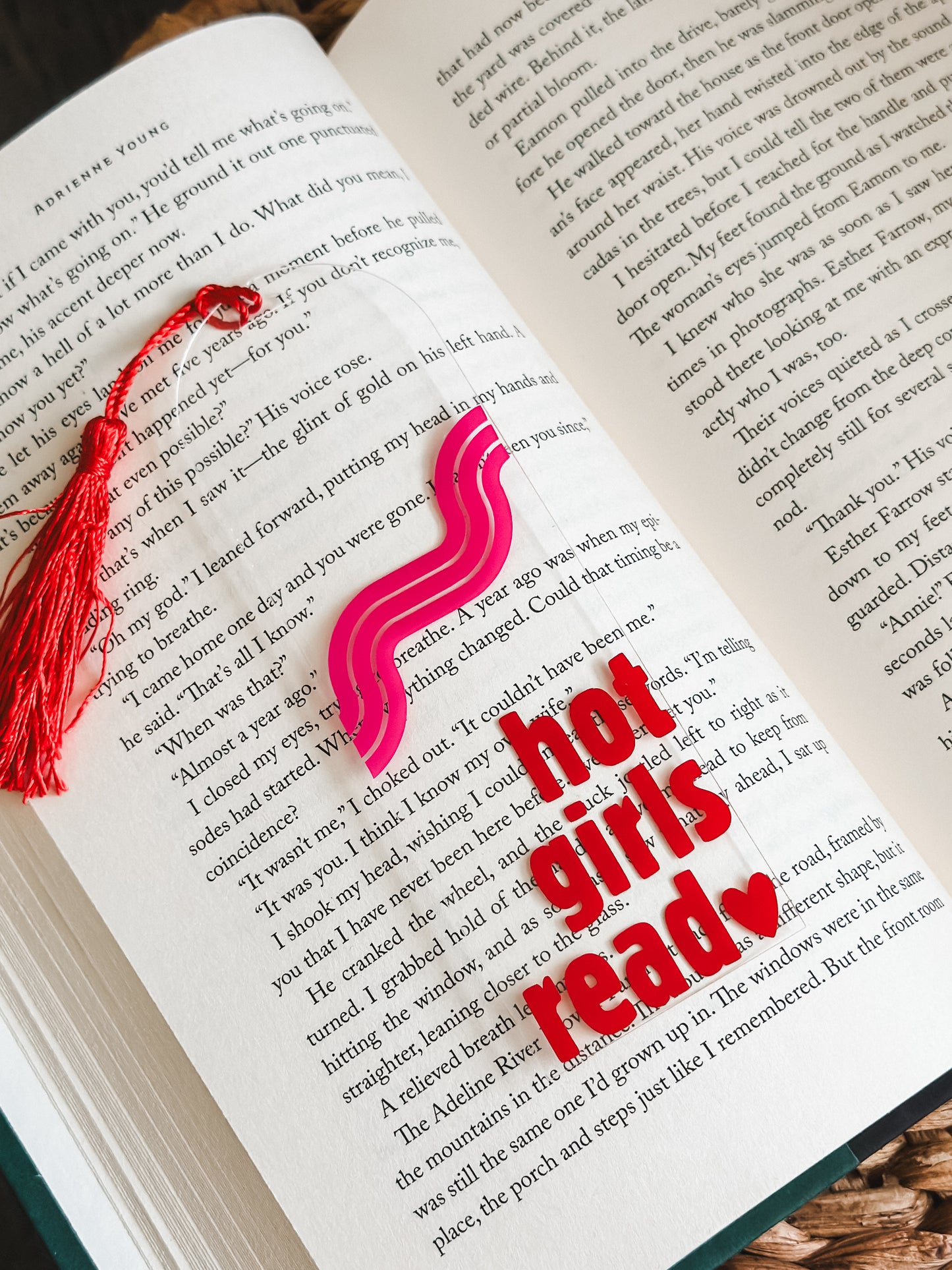 Hot Girls Read • Acrylic Bookmark