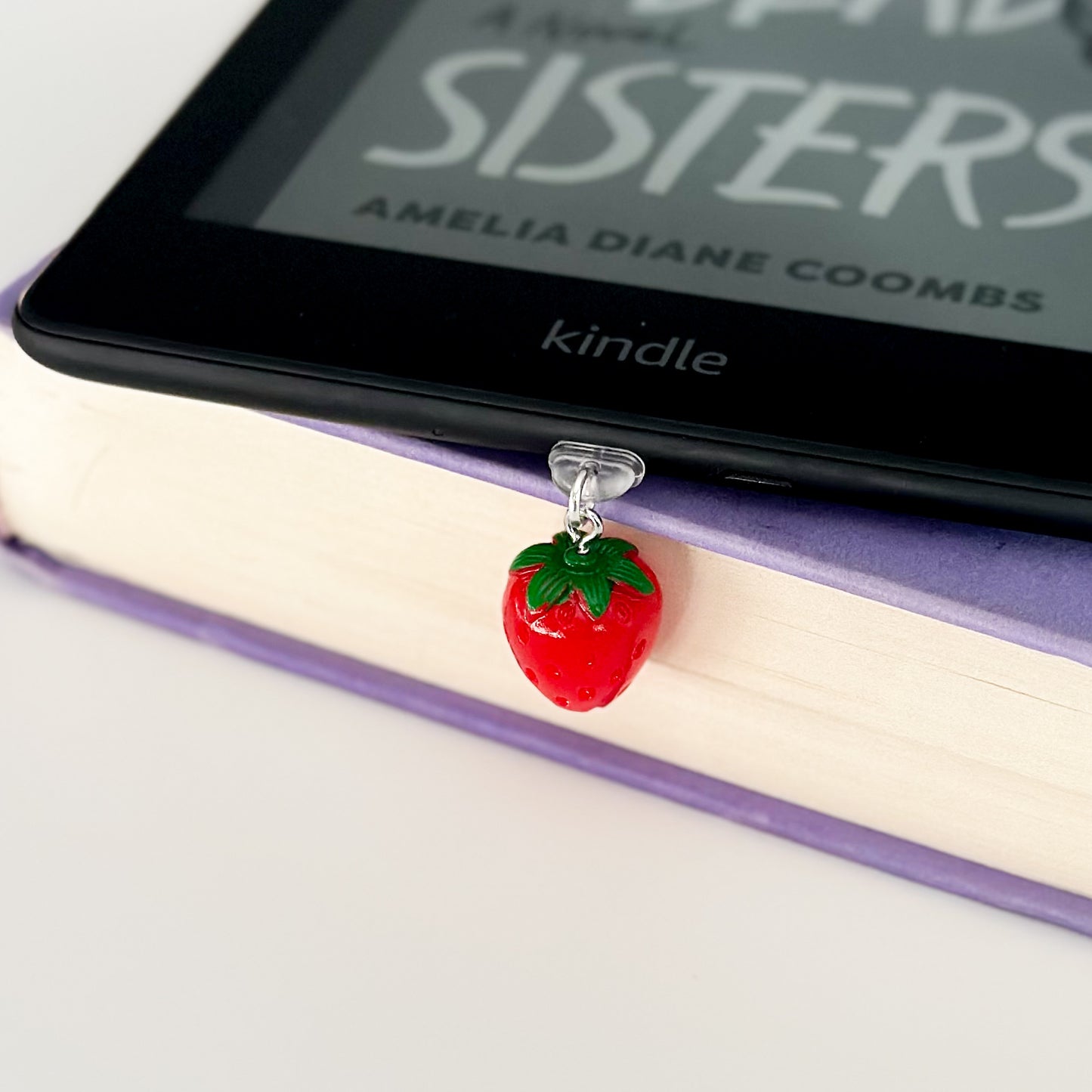 Strawberry Charm • Kindle Charm, Dust Plug