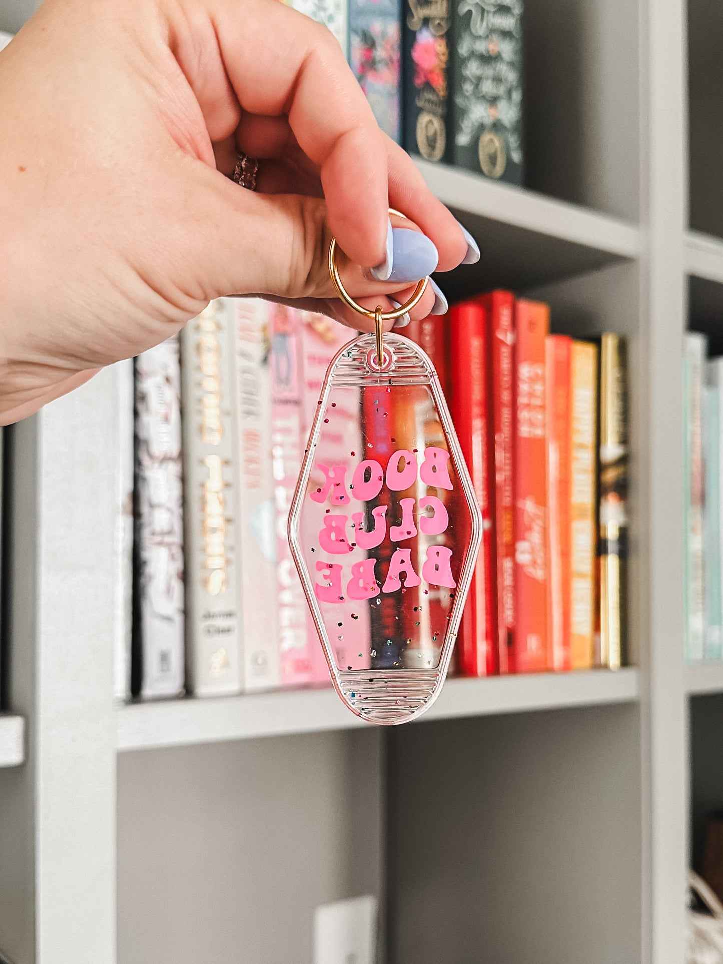 Book Club Babe • Retro Motel Keychain