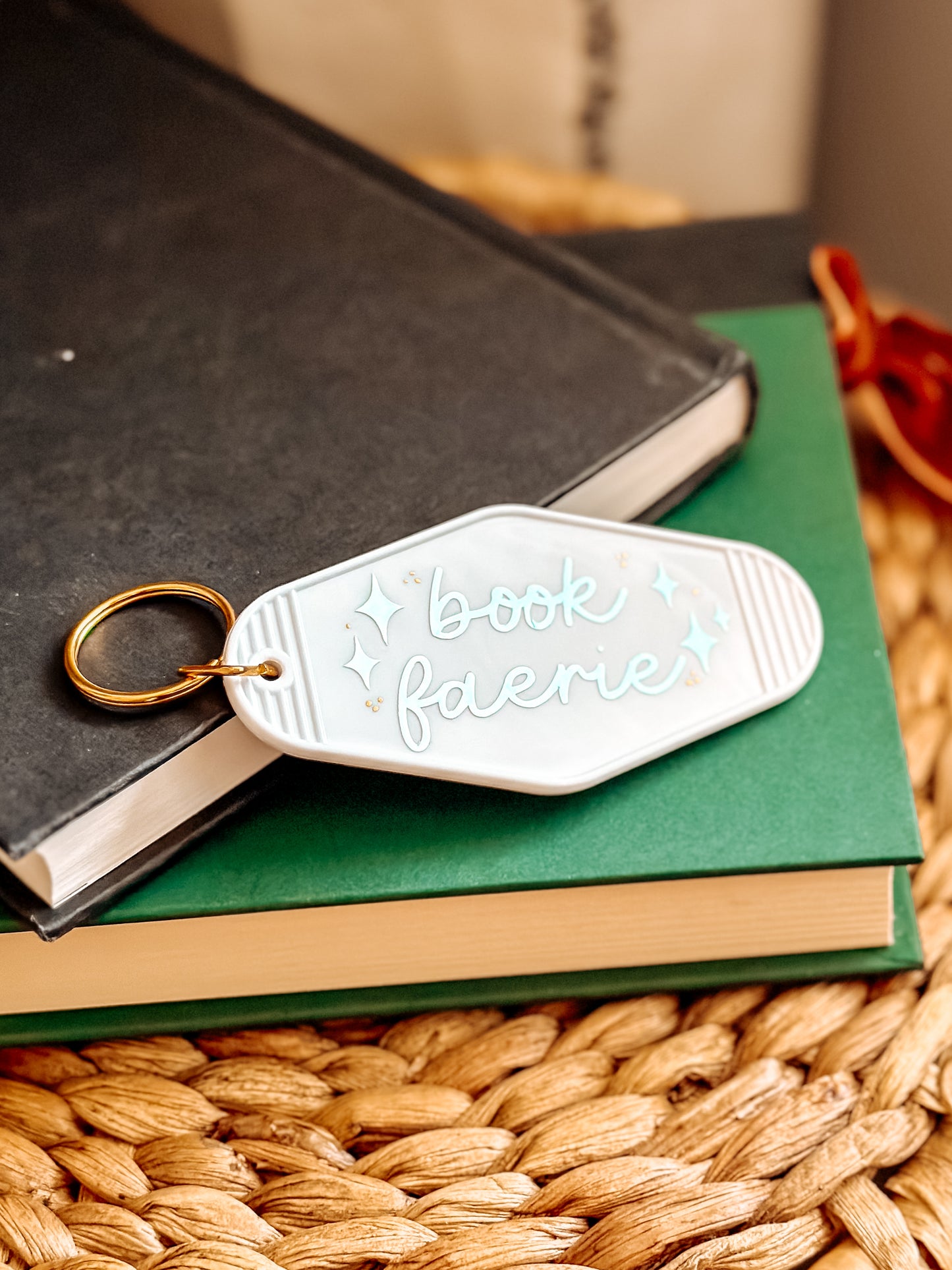 Book Faerie • Retro Motel Keychain