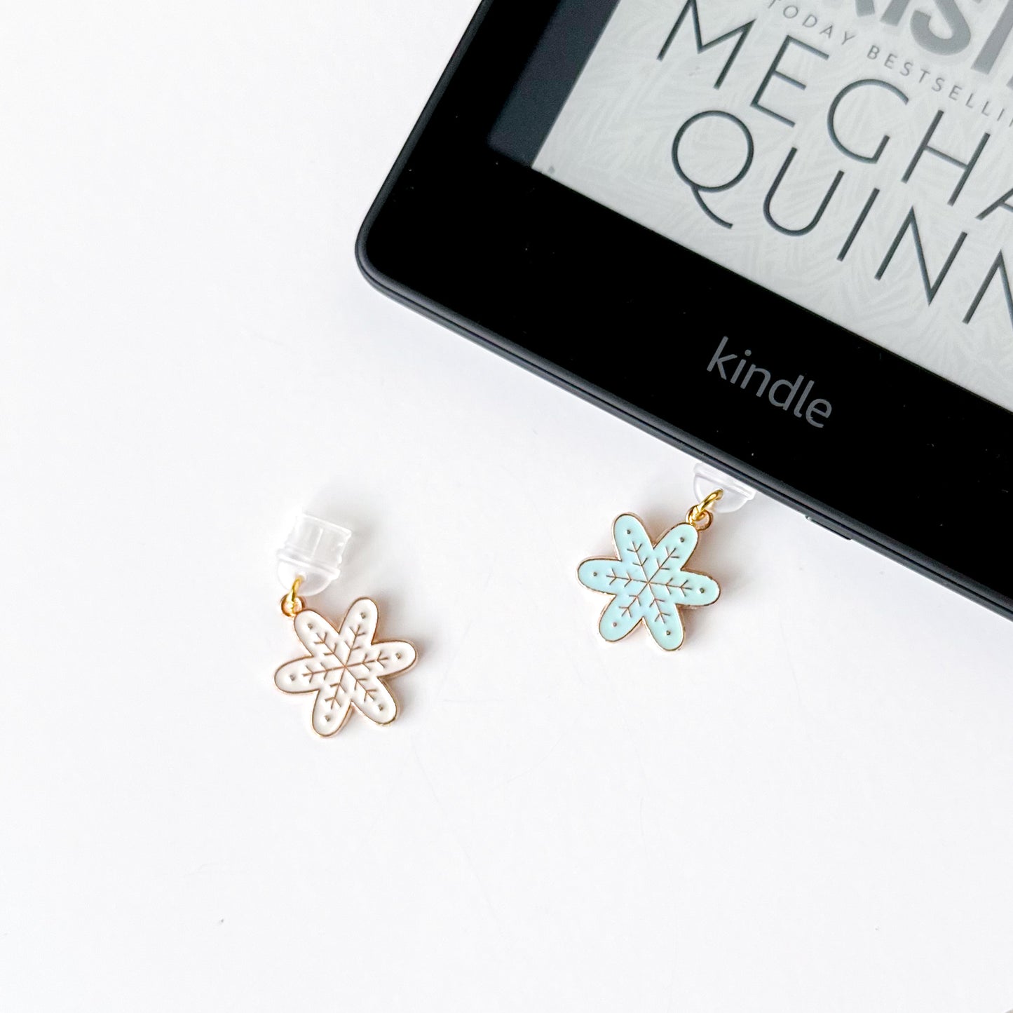 Snowflake Charm • Kindle Charm, Dust Plug Charm