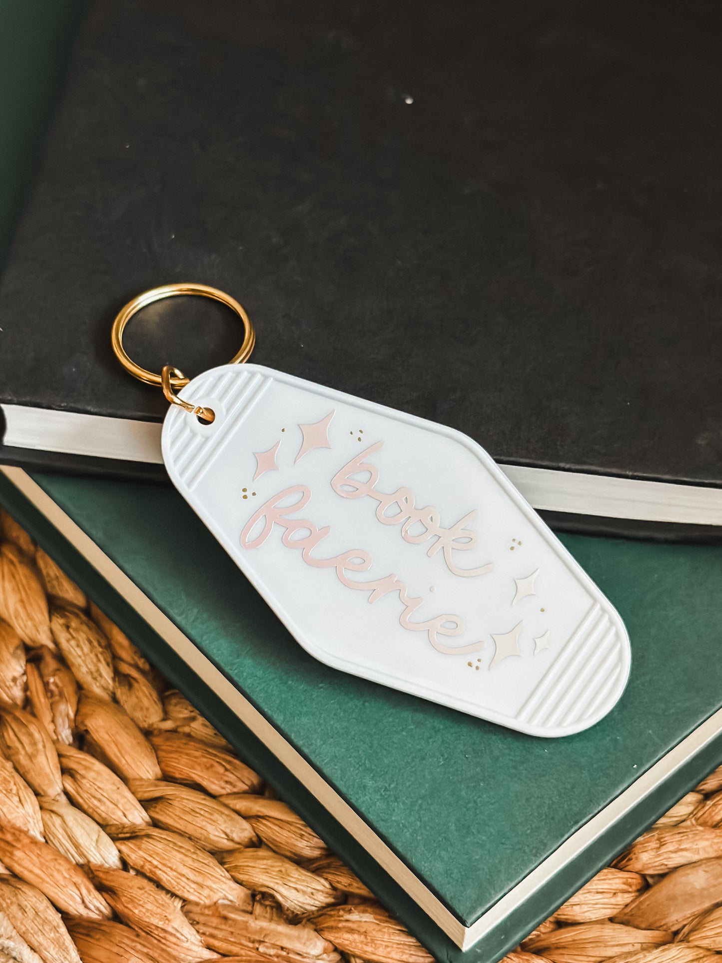 Book Faerie • Retro Motel Keychain