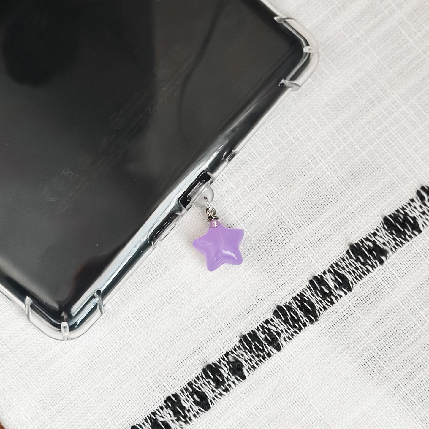 Lavender Star Charm • Kindle Charm, Dust Plug