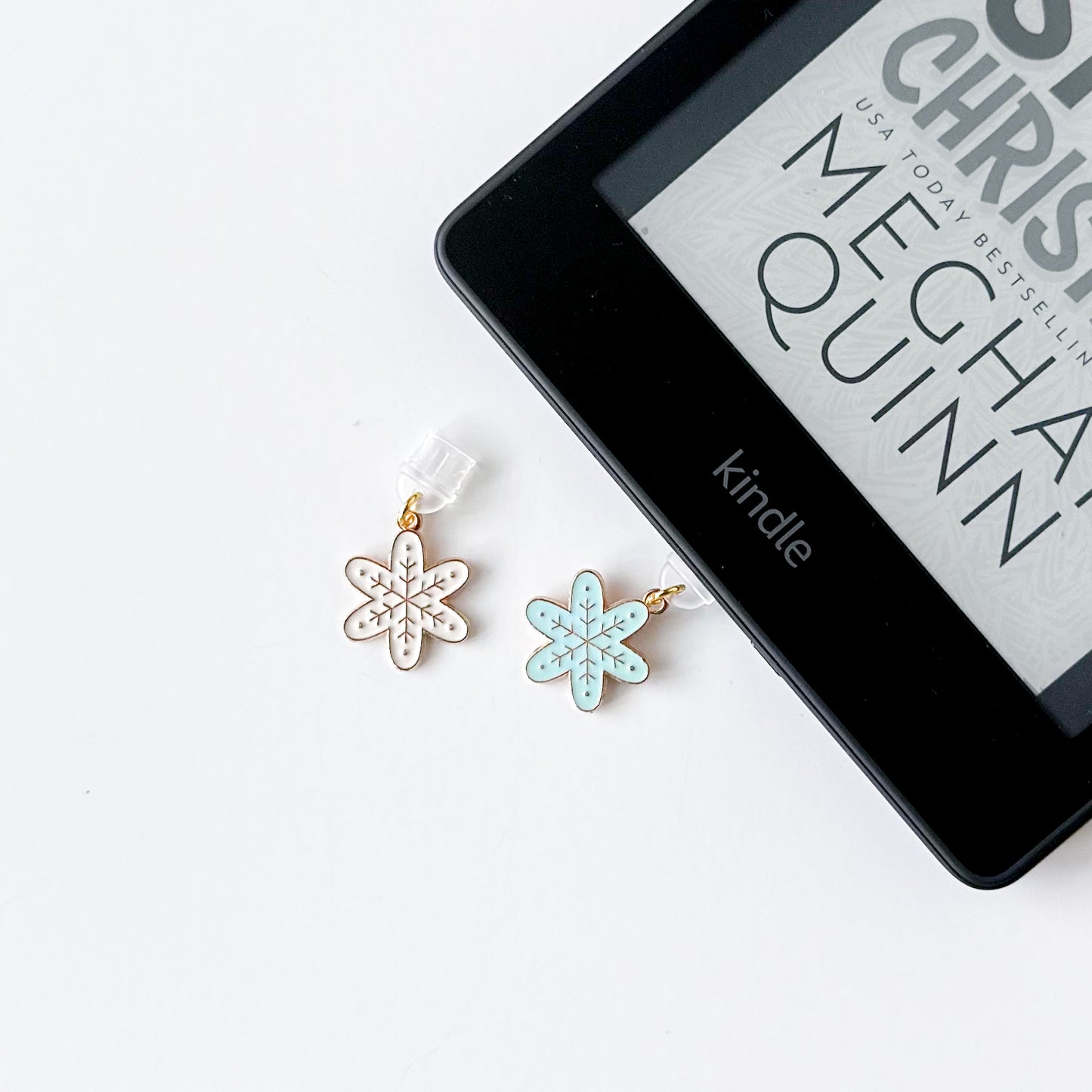 Snowflake Charm • Kindle Charm, Dust Plug Charm