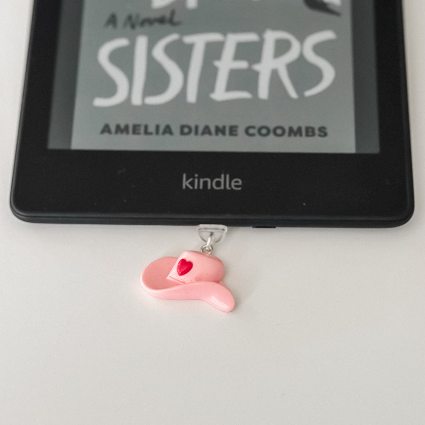 Pink Cowgirl Charm • Kindle Charm, Dust Plug