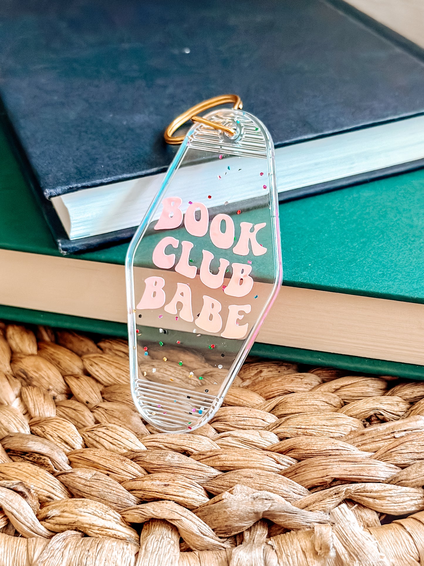 Book Club Babe • Retro Motel Keychain