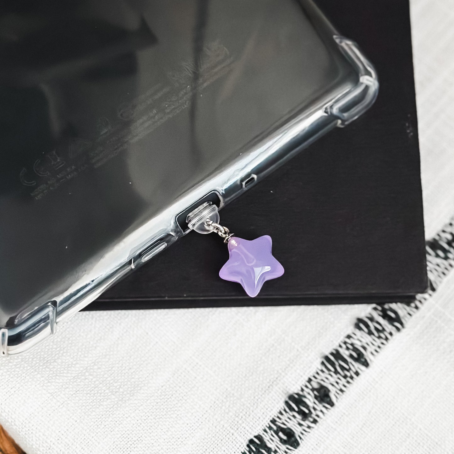 Lavender Star Charm • Kindle Charm, Dust Plug