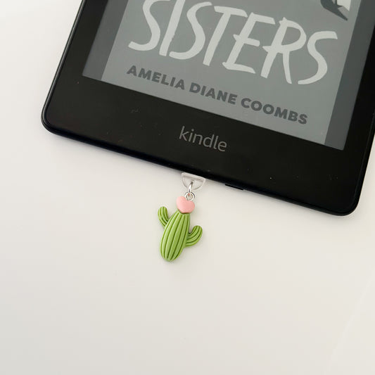 Love Fern (Cactus) Charm • Kindle Charm, Dust Plug